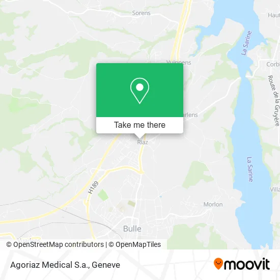 Agoriaz Medical S.a. map