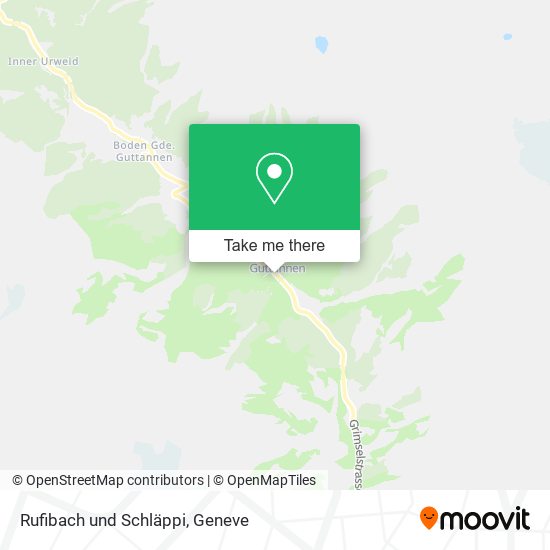 Rufibach und Schläppi map