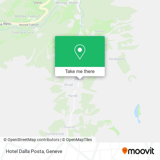 Hotel Dalla Posta map