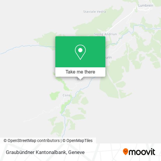 Graubündner Kantonalbank map