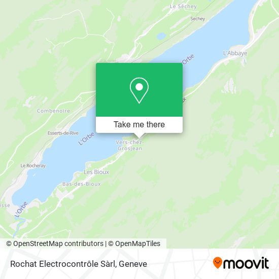 Rochat Electrocontrôle Sàrl map