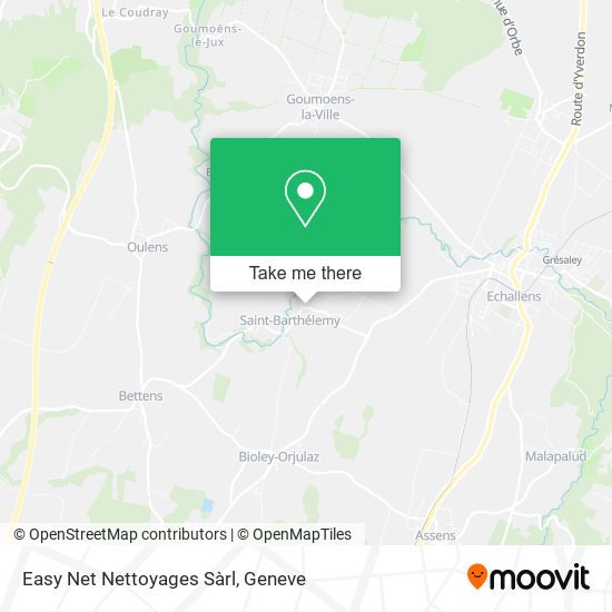 Easy Net Nettoyages Sàrl map
