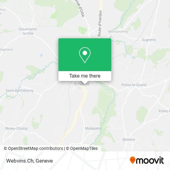 Webvins.Ch map