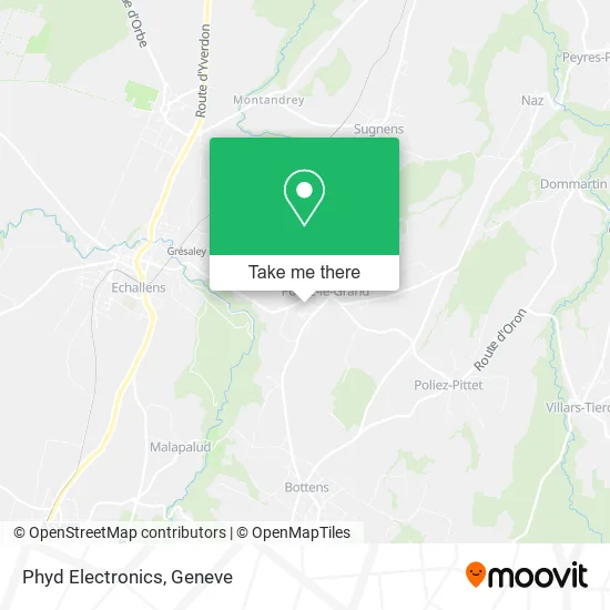 Phyd Electronics map