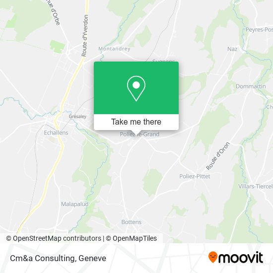 Cm&a Consulting map