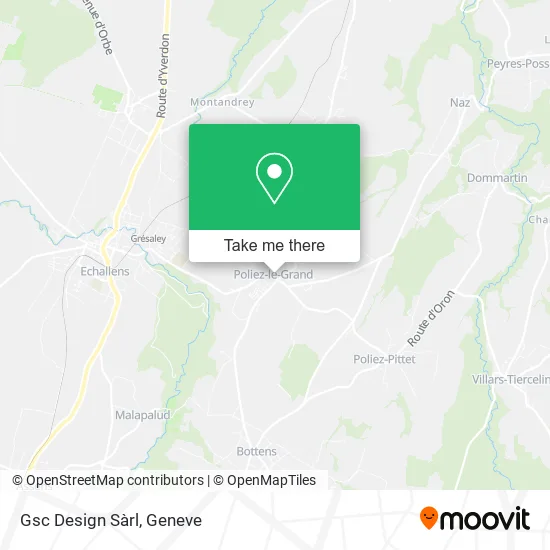 Gsc Design Sàrl map