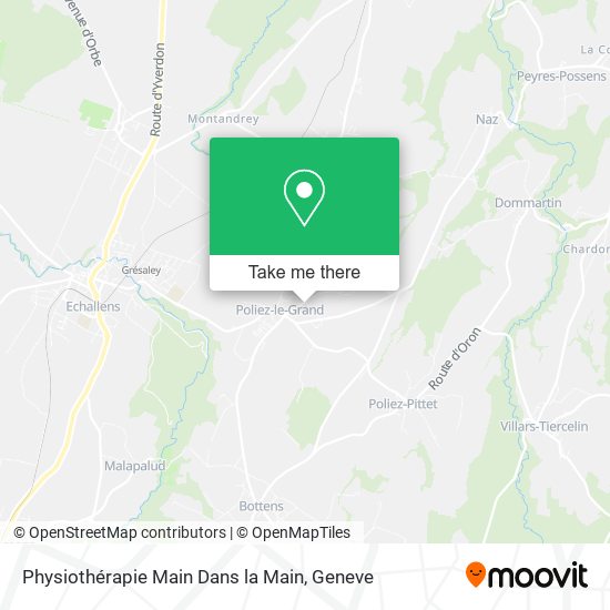 Physiothérapie Main Dans la Main map
