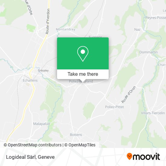 Logideal Sàrl map