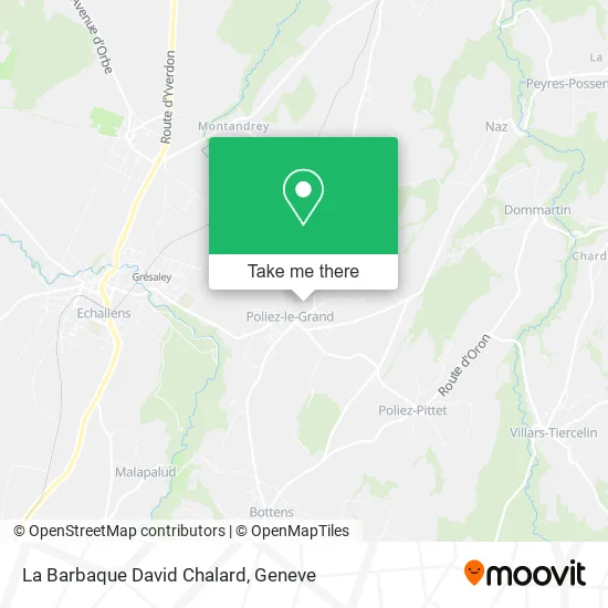 La Barbaque David Chalard map