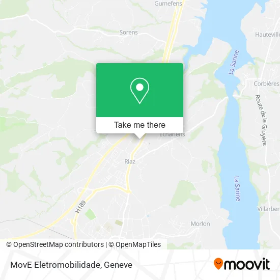 MovE Eletromobilidade map