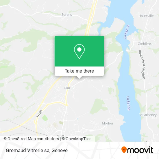 Gremaud Vitrerie sa map