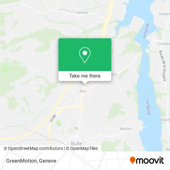 GreenMotion map