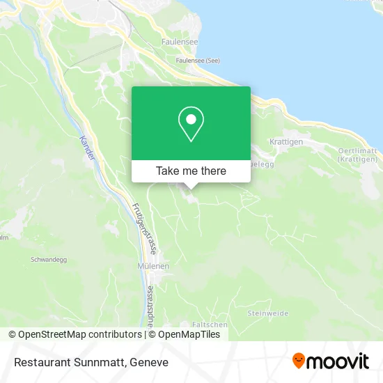 Restaurant Sunnmatt map
