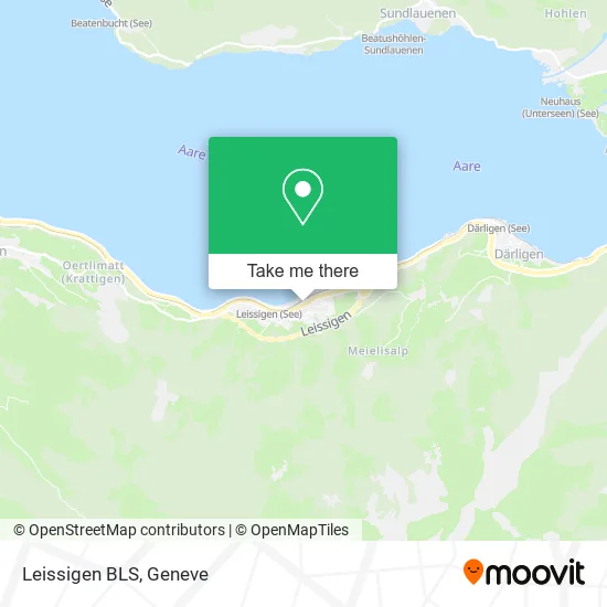 Leissigen BLS map