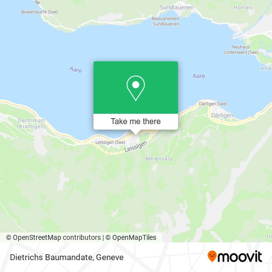 Dietrichs Baumandate map