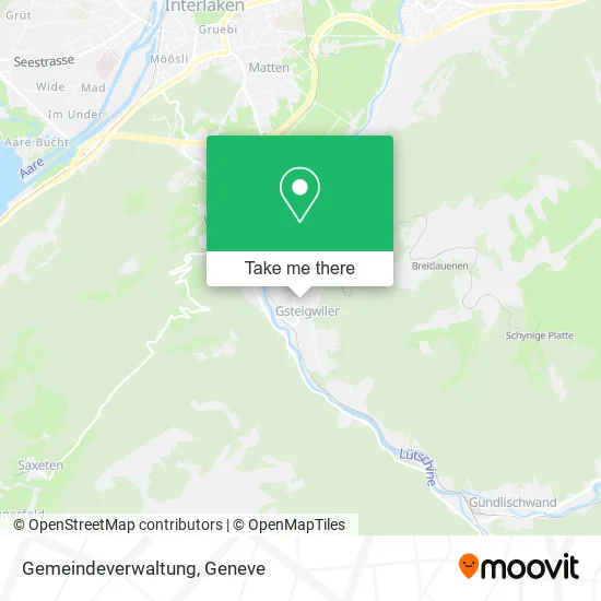Gemeindeverwaltung map