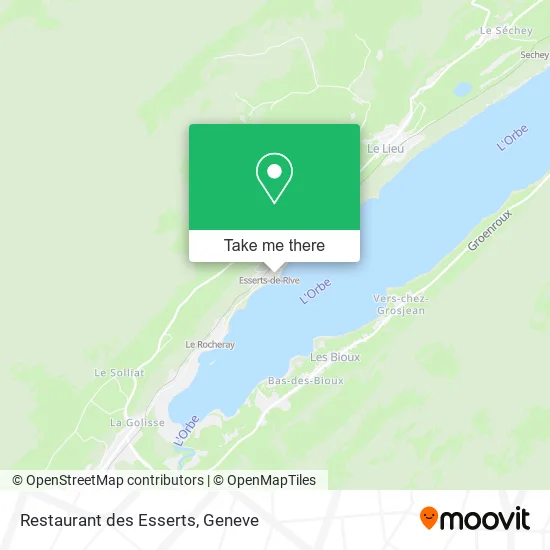 Restaurant des Esserts map