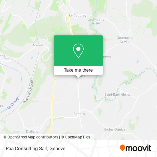 Raa Consulting Sàrl map