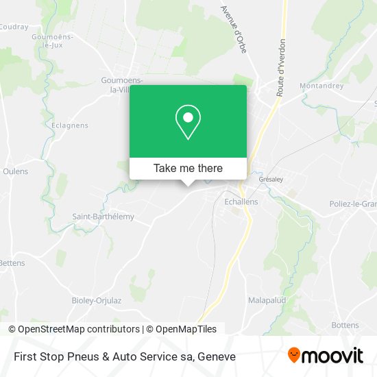 First Stop Pneus & Auto Service sa map