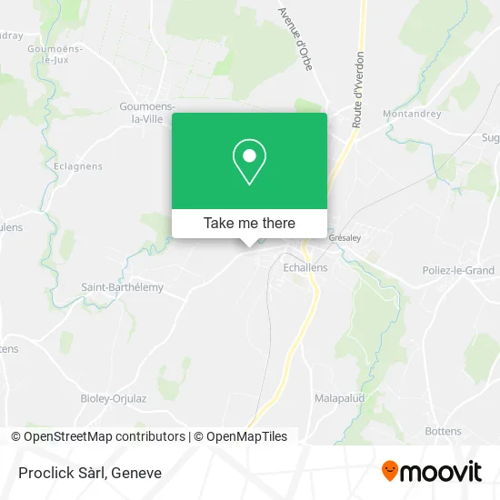 Proclick Sàrl map