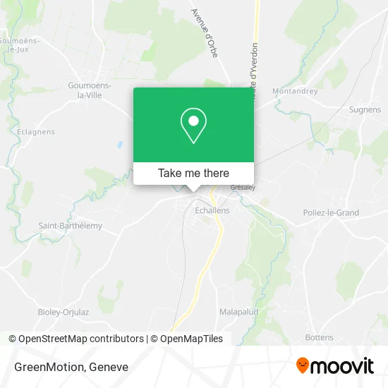 GreenMotion map