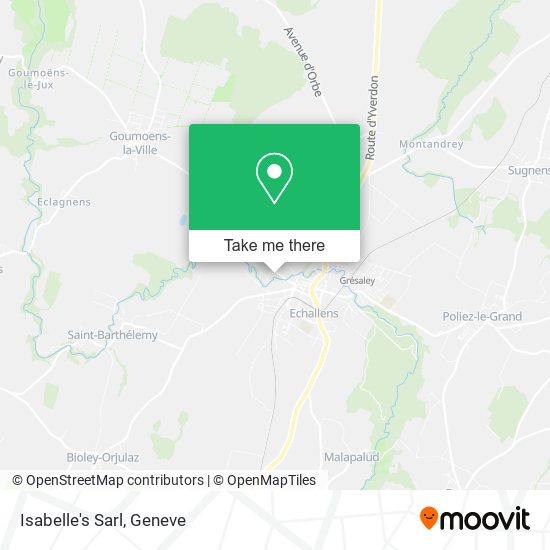 Isabelle's Sarl map