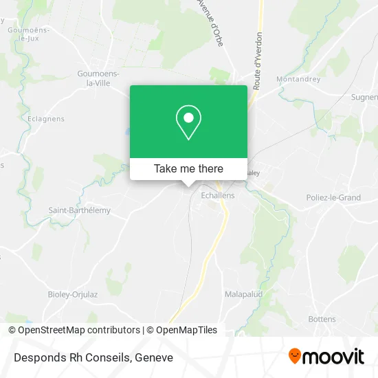 Desponds Rh Conseils map