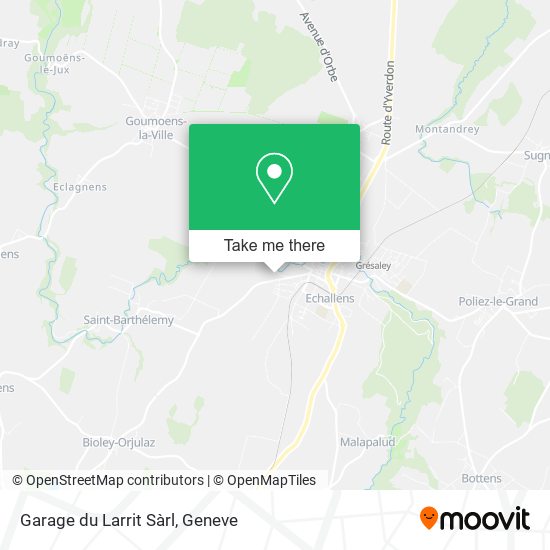 Garage du Larrit Sàrl map