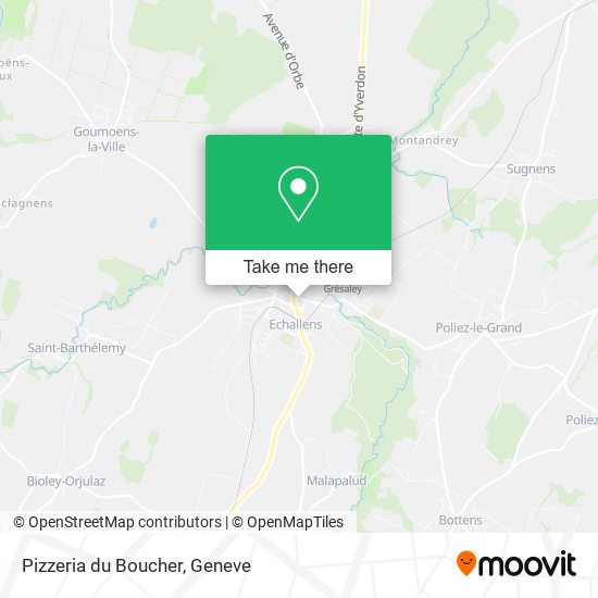 Pizzeria du Boucher map