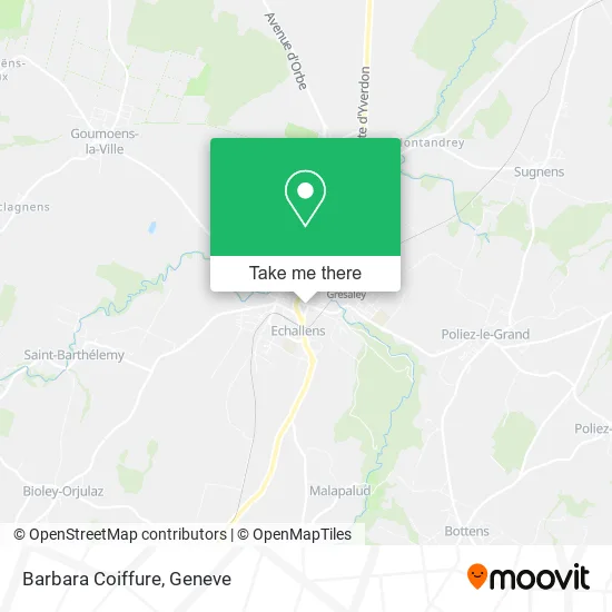 Barbara Coiffure map