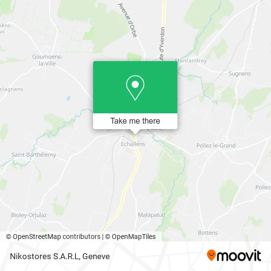 Nikostores S.A.R.L map