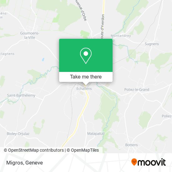 Migros map