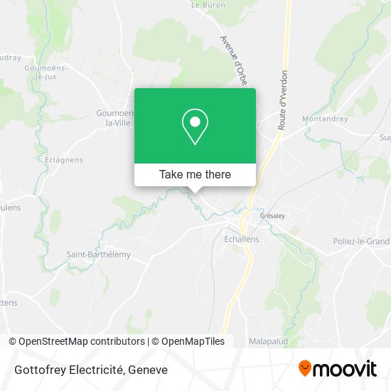 Gottofrey Electricité map