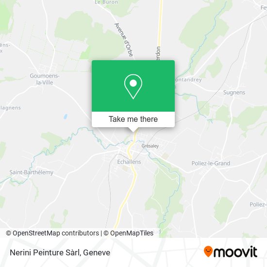 Nerini Peinture Sàrl map