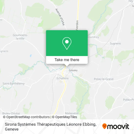 Sirona Systèmes Thérapeutiques Léonore Ebbing map