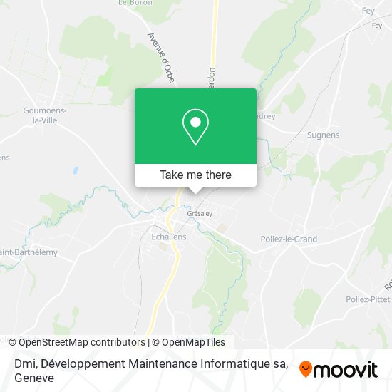 Dmi, Développement Maintenance Informatique sa map