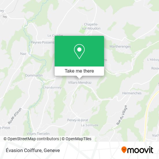 Évasion Coiffure map