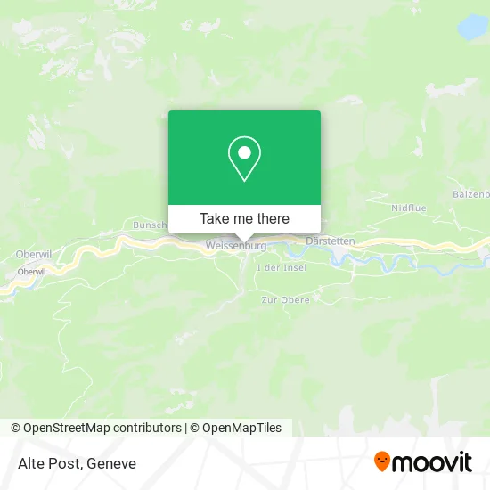 Alte Post map