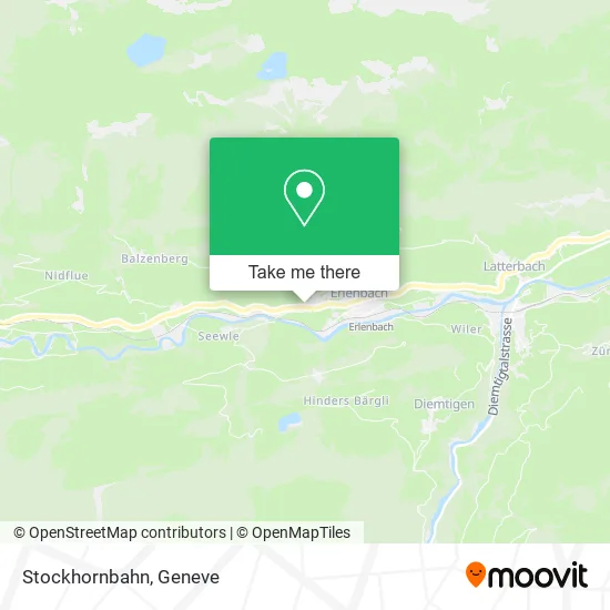 Stockhornbahn map