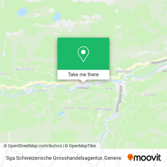 Sga Schweizerische Grosshandelsagentur map