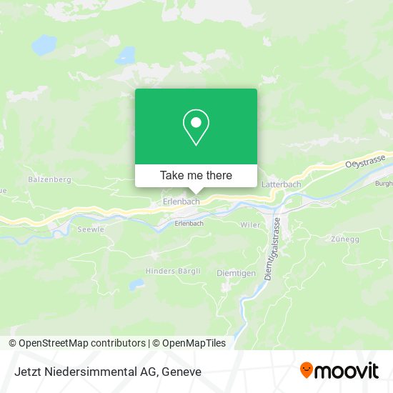 Jetzt Niedersimmental AG map