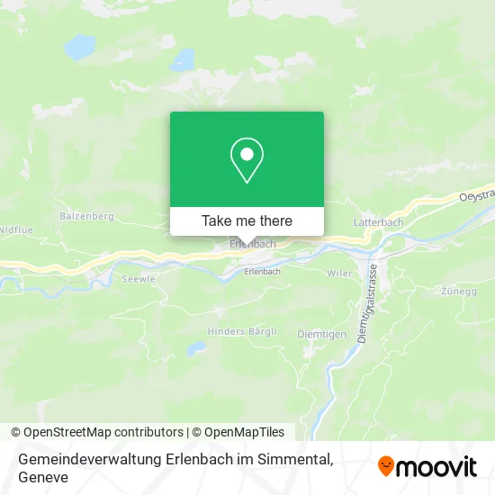 Gemeindeverwaltung Erlenbach im Simmental map