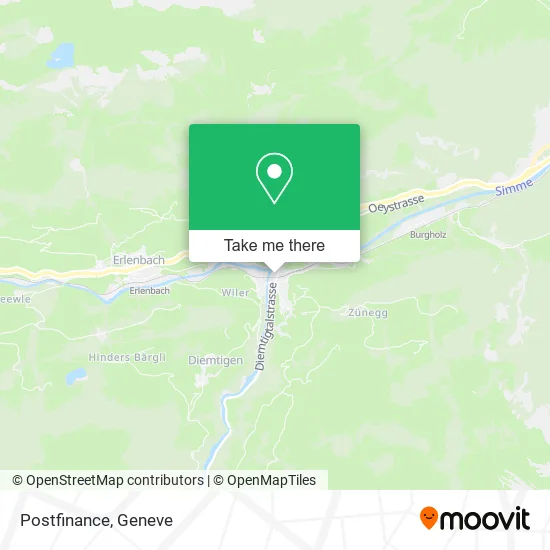 Postfinance map