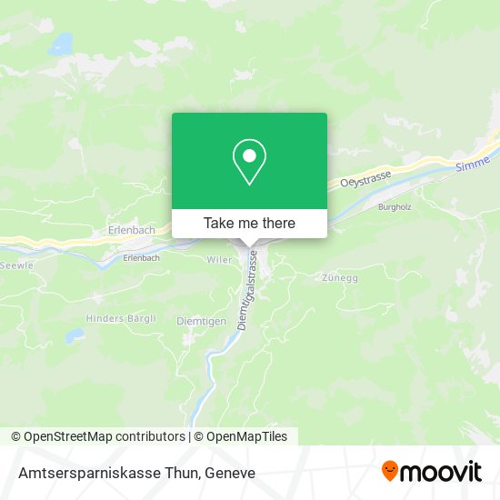 Amtsersparniskasse Thun map