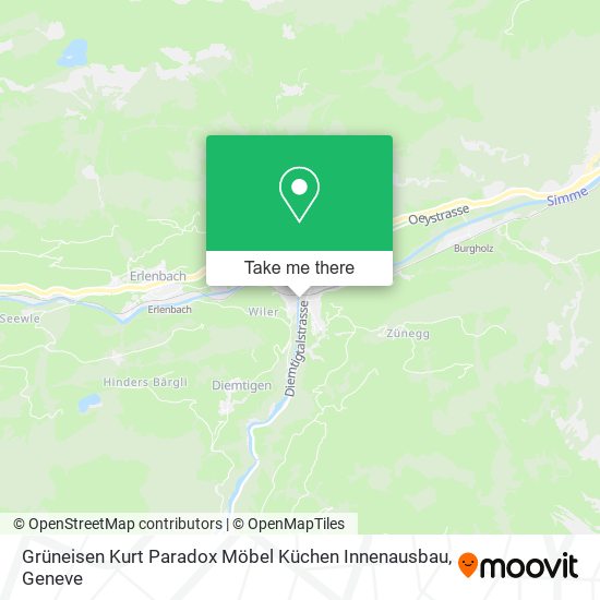 Grüneisen Kurt Paradox Möbel Küchen Innenausbau map