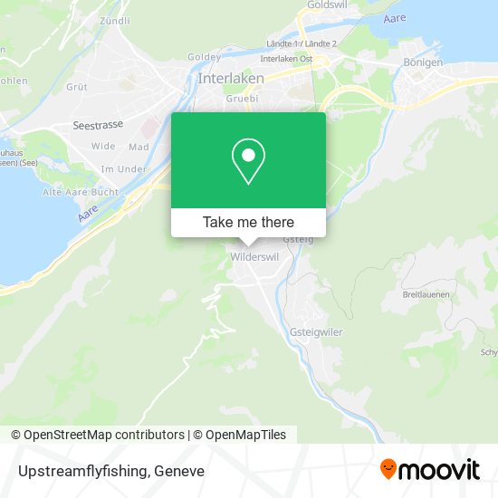 Upstreamflyfishing map