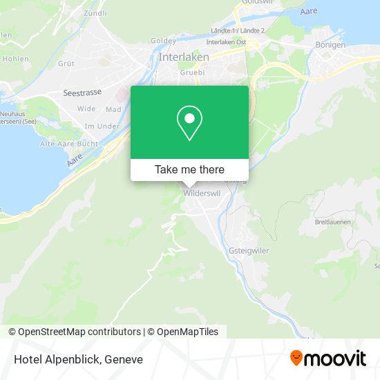 Hotel Alpenblick map