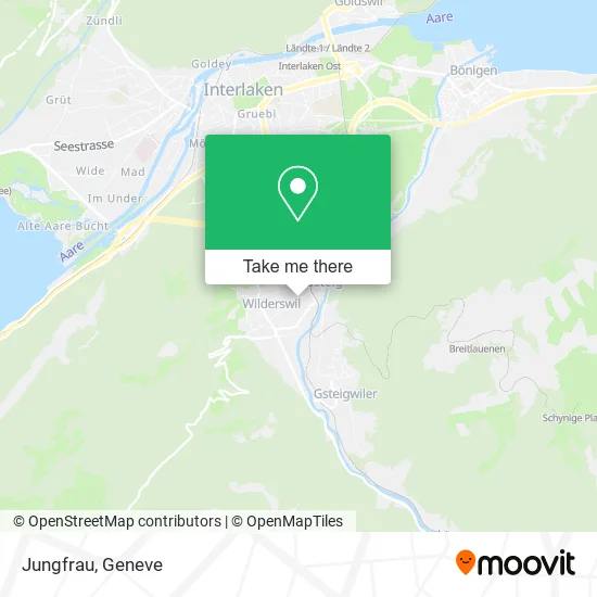 Jungfrau map