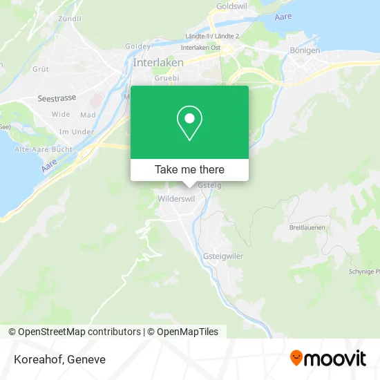 Koreahof map
