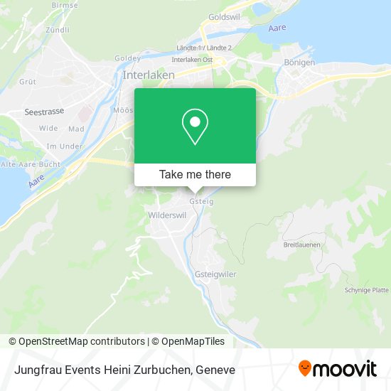 Jungfrau Events Heini Zurbuchen map